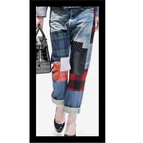 Junya Watanabe Denim - Junya Watanabe patch jeans